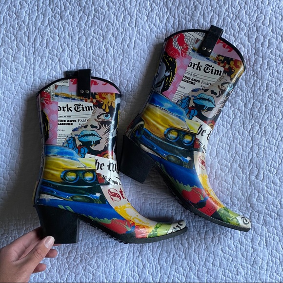 Cowboy Rain Boots - Picture 5 of 6